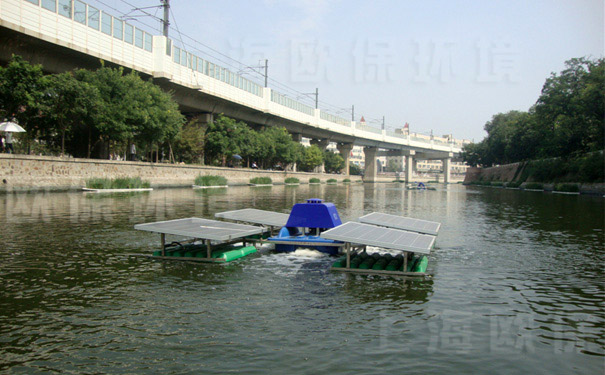 一体式结构的解层式太阳能曝气机 一体式结构的解层式太阳能曝气机