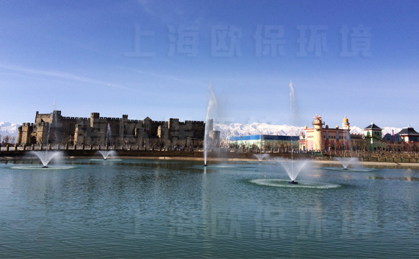 雪山脚下的精灵&mdash;&mdash;浮水喷泉