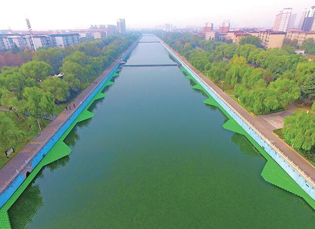 济源首次引进欧保生态浮岛建设 美化城区水系景观