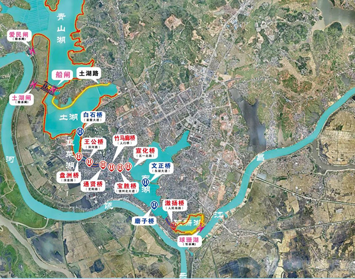 五湖连通 五湖连通
