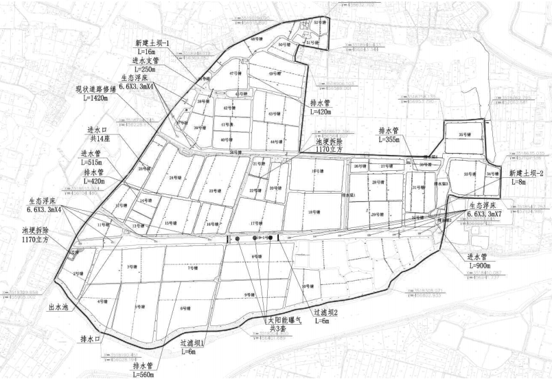 养殖区三池两坝尾水治理设计 养殖区三池两坝尾水治理设计
